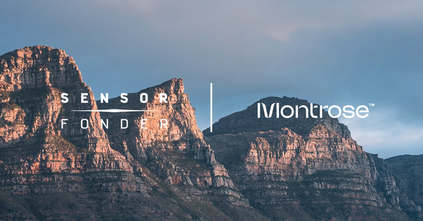 bild på berg med sensor fonder och montrose logotyper